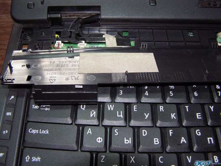 Причины западания клавиш на ноутбуках Acer