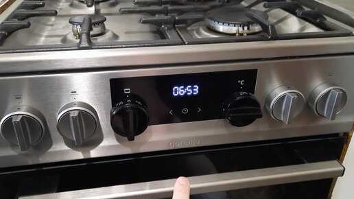 Как включить электронную плиту gorenje