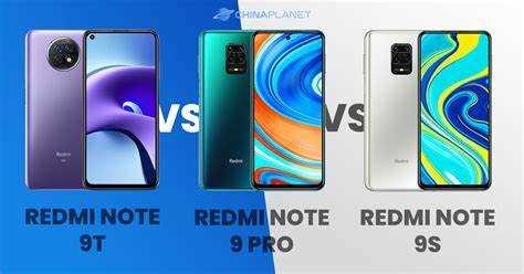Что лучше redmi note 9 или redmi 9t