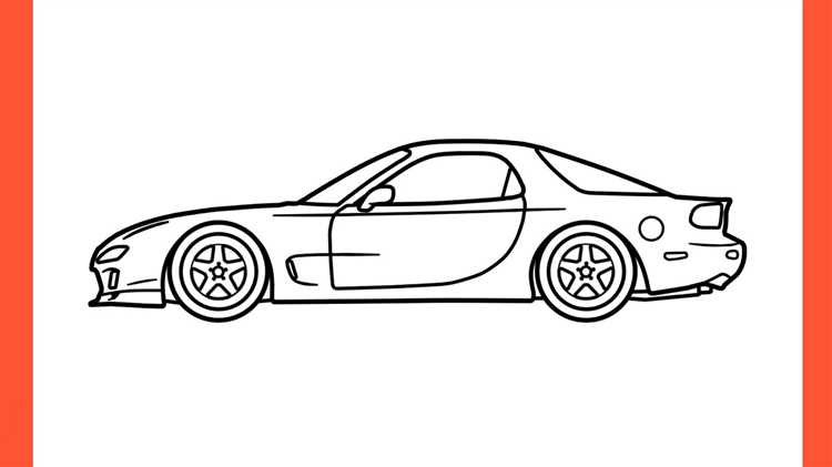 Создание основных контуров кузова Mazda RX 7