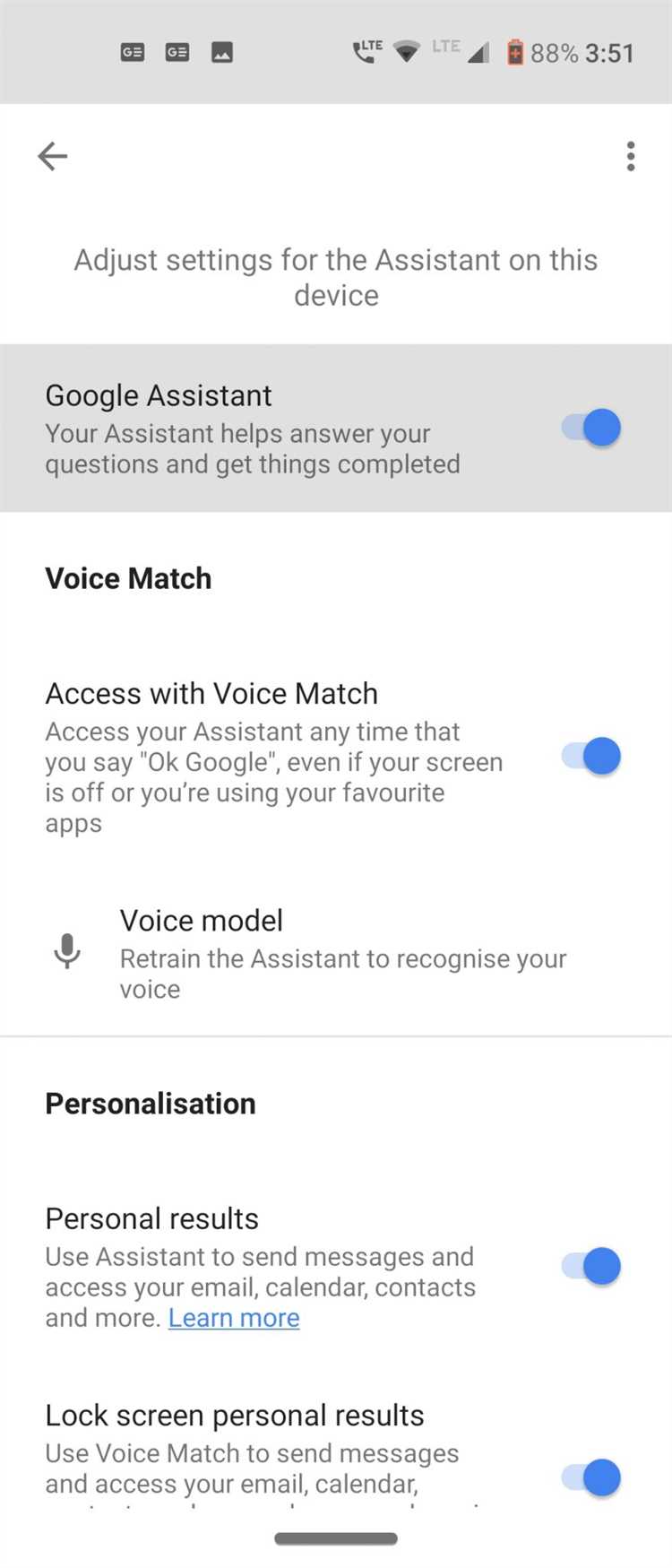 Как изменить действия кнопки Google Assistant на стороннюю программу