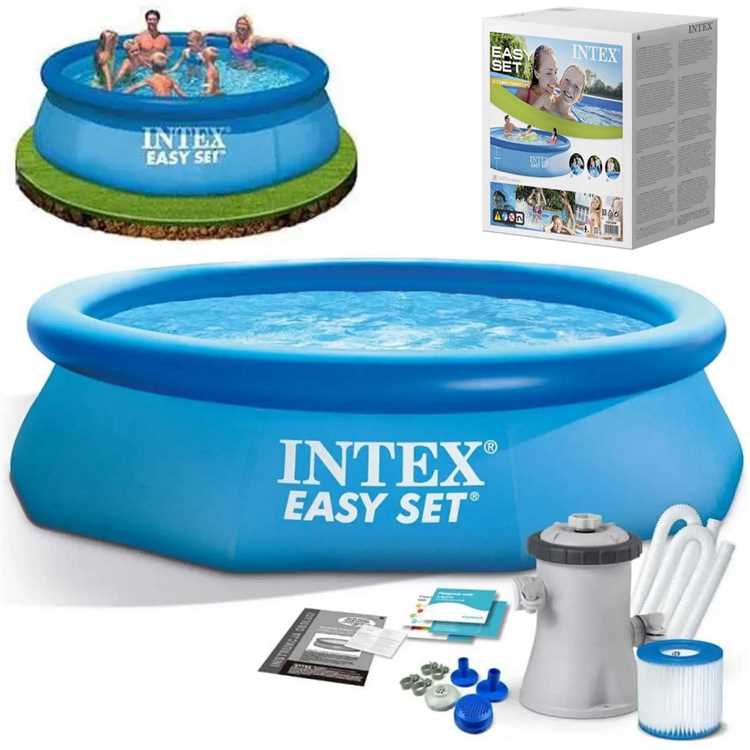 Монтаж фильтрации и очистки воды в бассейне Intex