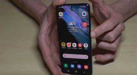 Как убрать панель google слева samsung s21