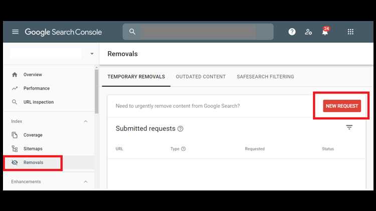 Пошаговая инструкция по удалению сайта через интерфейс Search Console