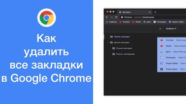 Как массово удалить закладки с помощью расширений для Google Chrome