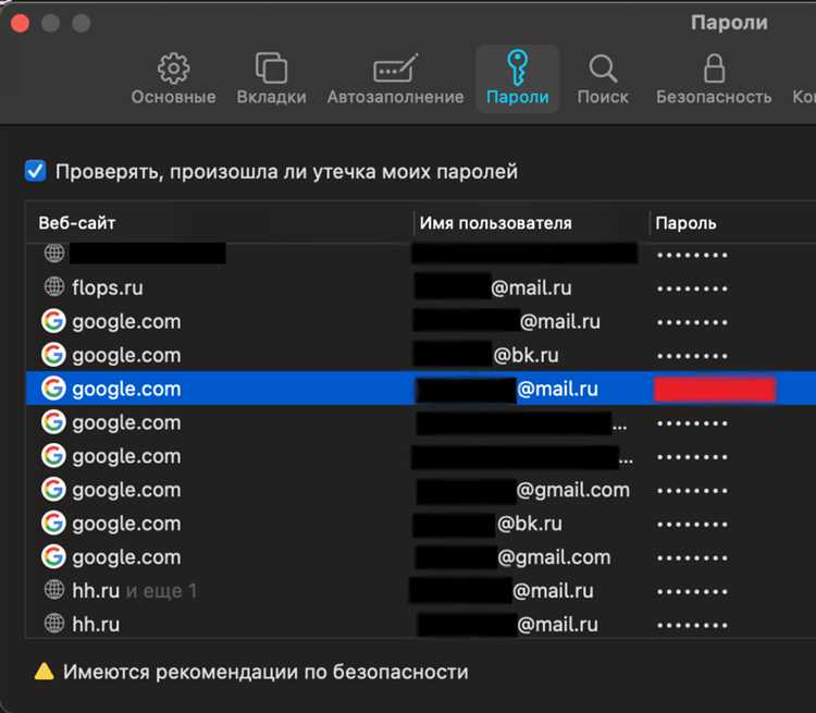 Где найти сохраненные пароли в настройках браузера