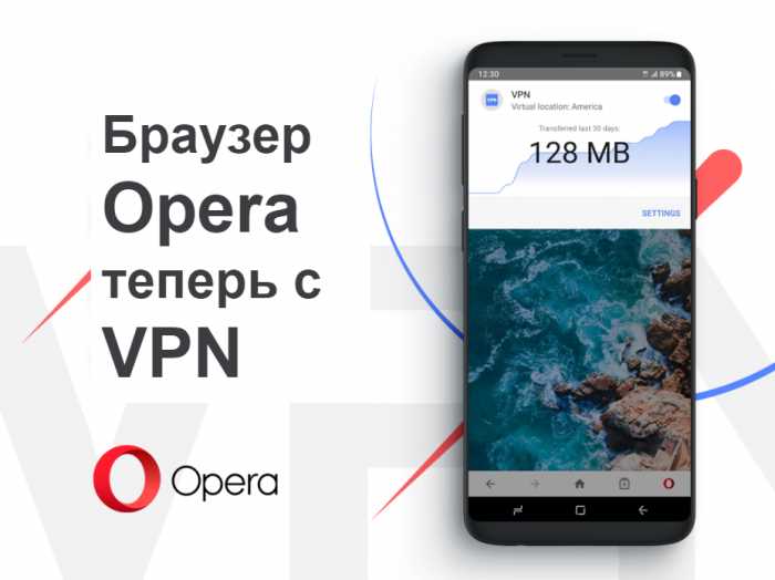 Как в opera включить vpn на андроид