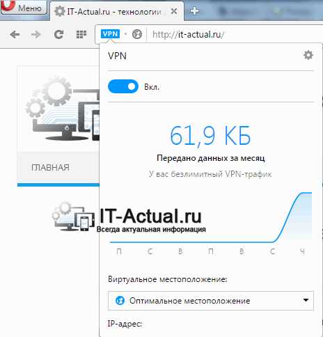 Проверка работы VPN после внесения изменений в настройки