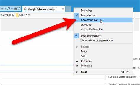 Что такое common bar в проводнике Windows и зачем она нужна?