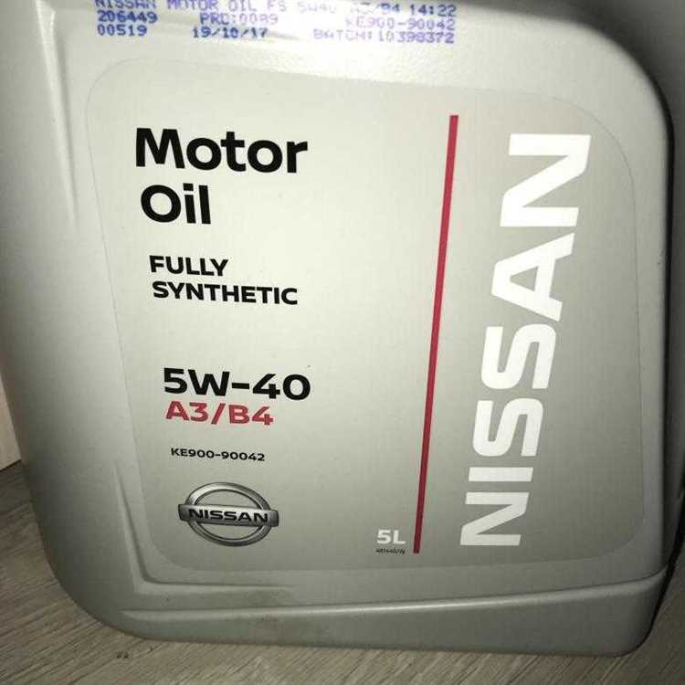 Какой тип моторного масла подходит для двигателя 2.0 Nissan Qashqai
