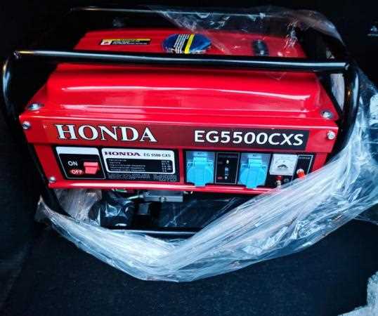 Какова стоимость новых и б/у бензогенераторов Honda EG5500CXS?