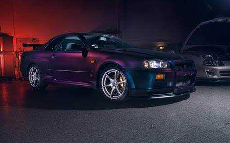 Средняя стоимость Nissan Skyline GTR R34 в зависимости от пробега